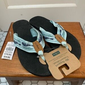NWT L.L. Bean Classic Mariner Flip Flops